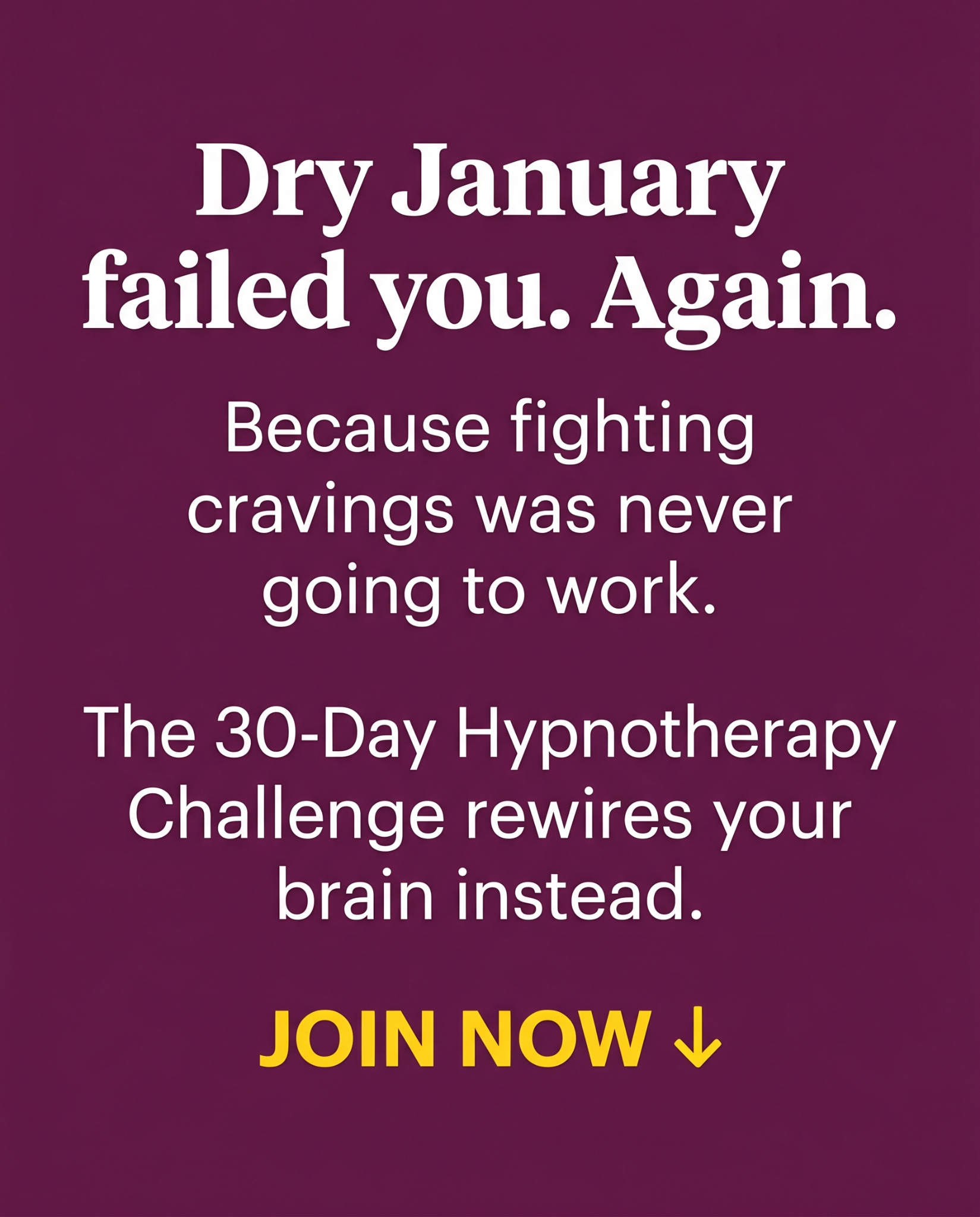 Hypnozio: power of hypnotherapy Facebook ad