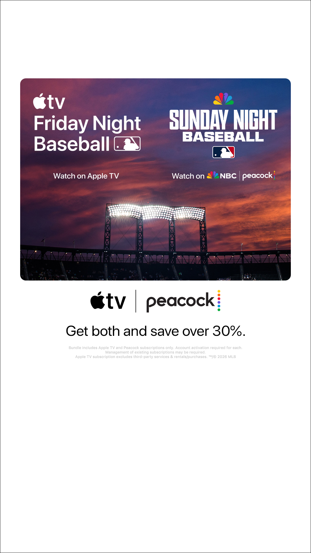 Peacock TV Facebook ad