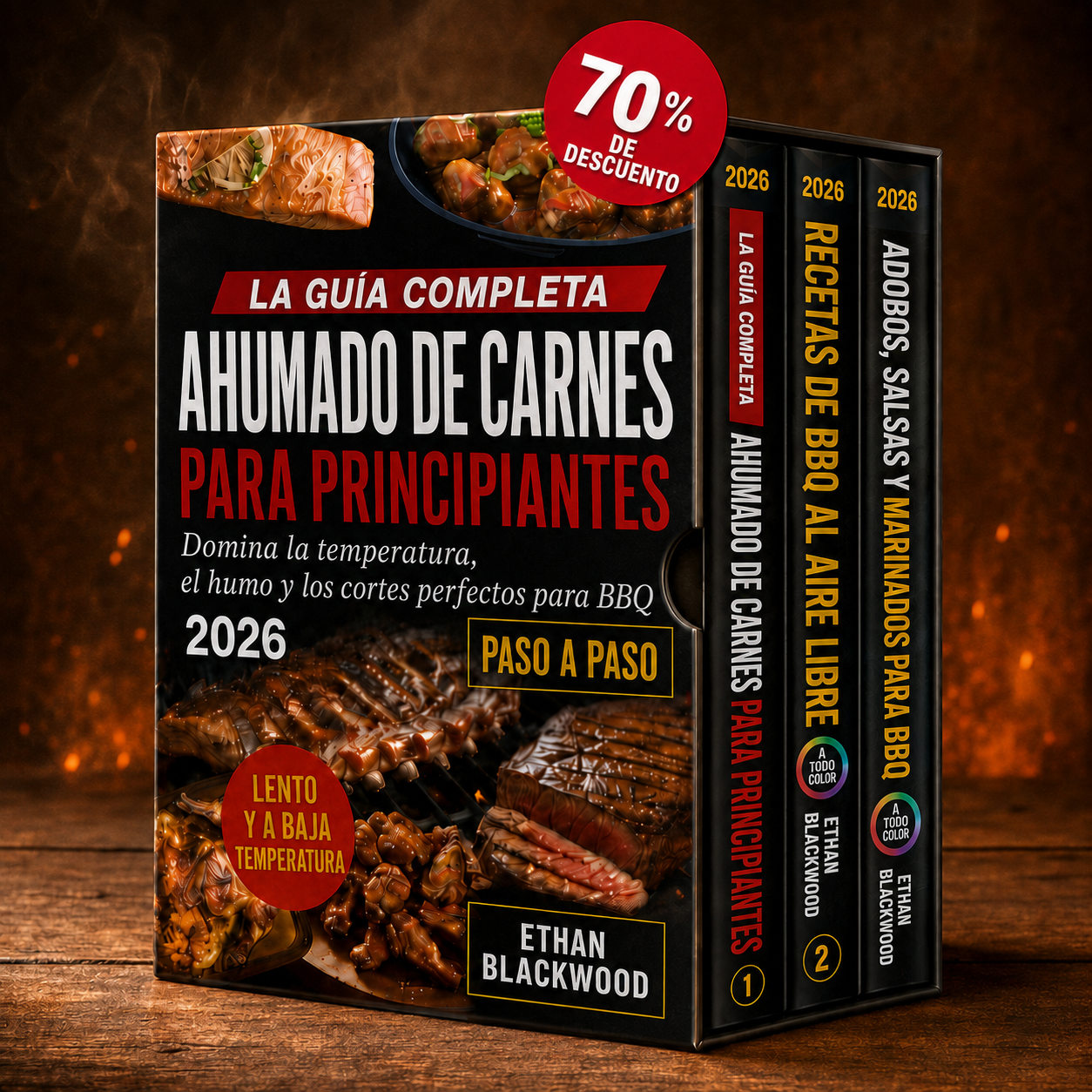 Jason Jenkins Facebook ad: La Colección Completa de Ahumado y BBQ + 2 BONOS