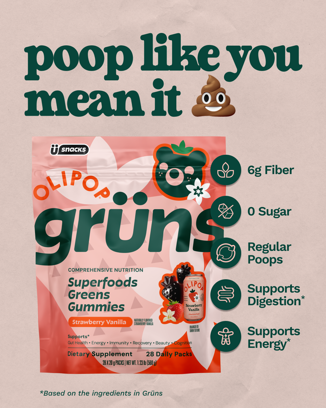 Grüns Facebook ad