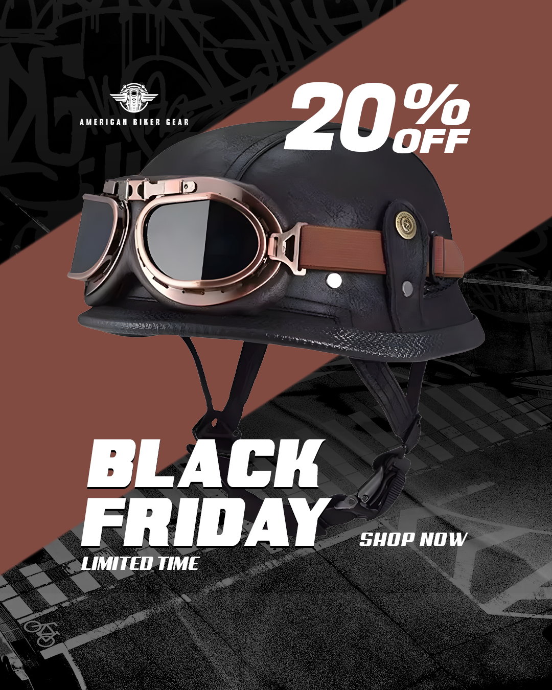 BikerGear - Freedom Wear Facebook ad