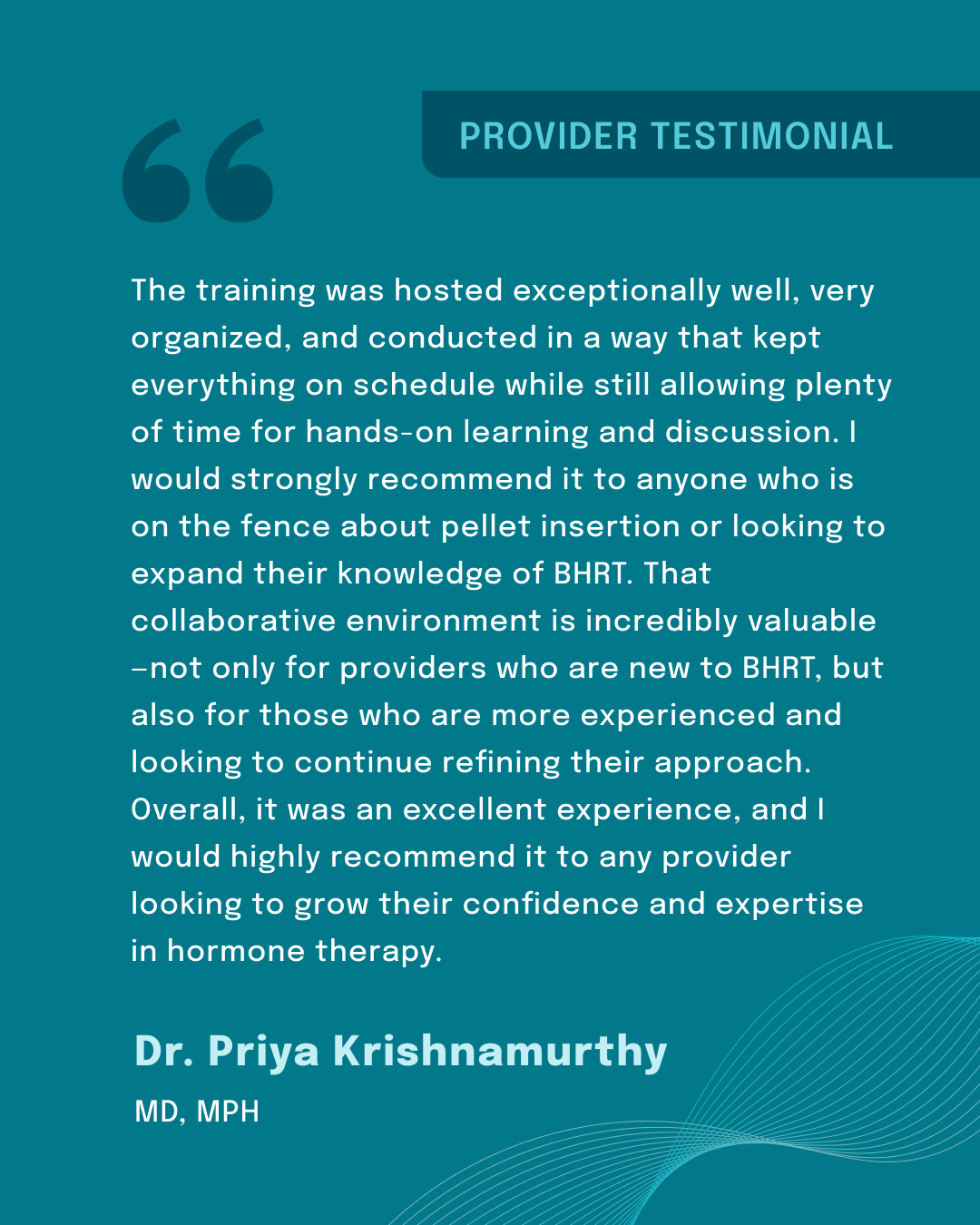 BHRT Training Academy Facebook ad