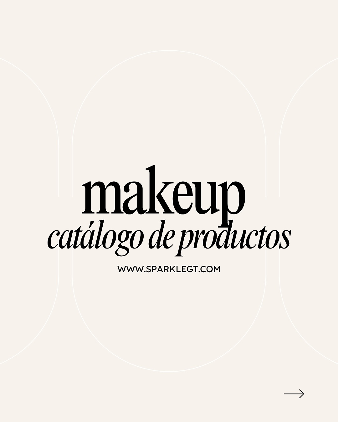 Sparkle GT Skincare y Makeup Facebook ad: Buscas makeup original, lindo y fácil de pedir?