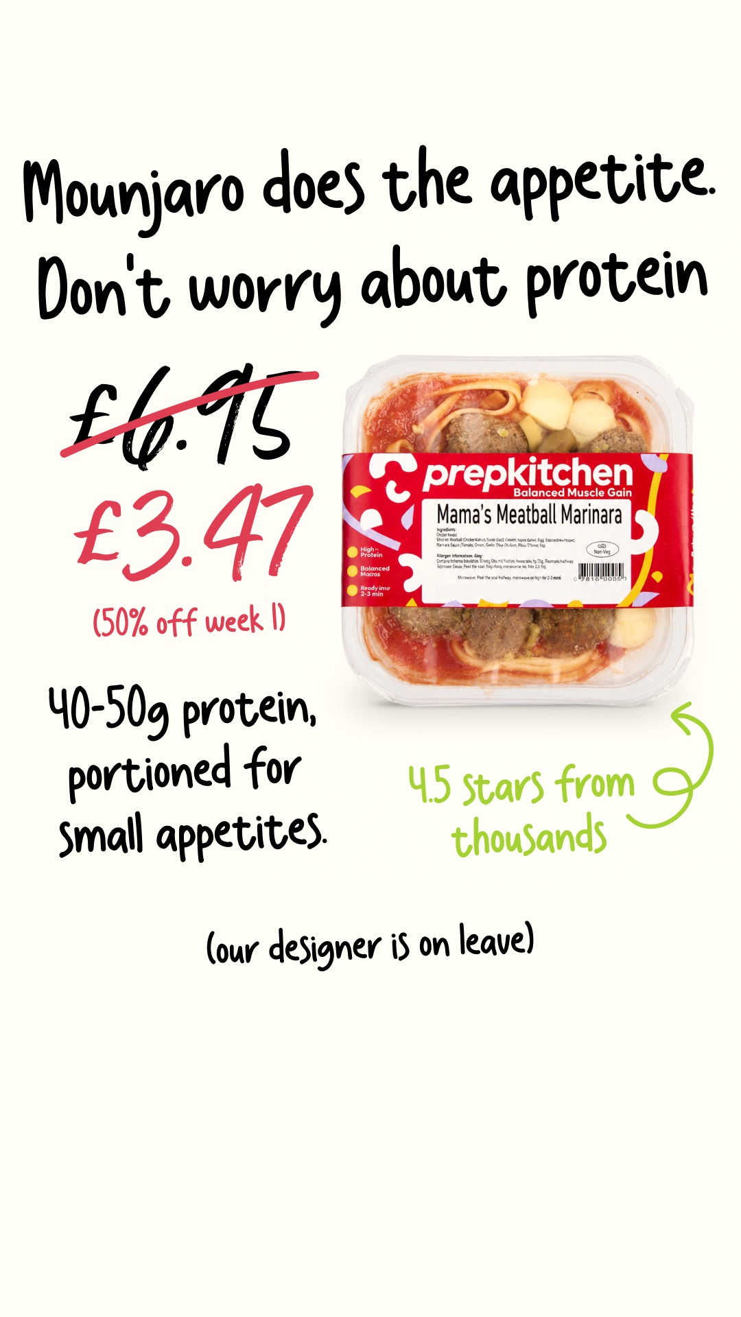 Prep Kitchen Facebook ad