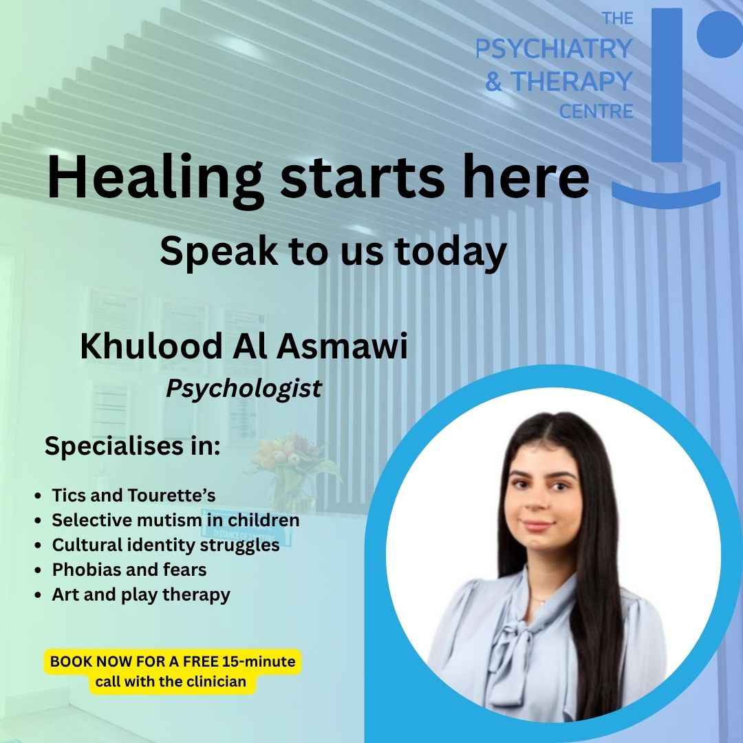 The Psychiatry & Therapy Centre Facebook ad: Take the first step towards better mental well-being…