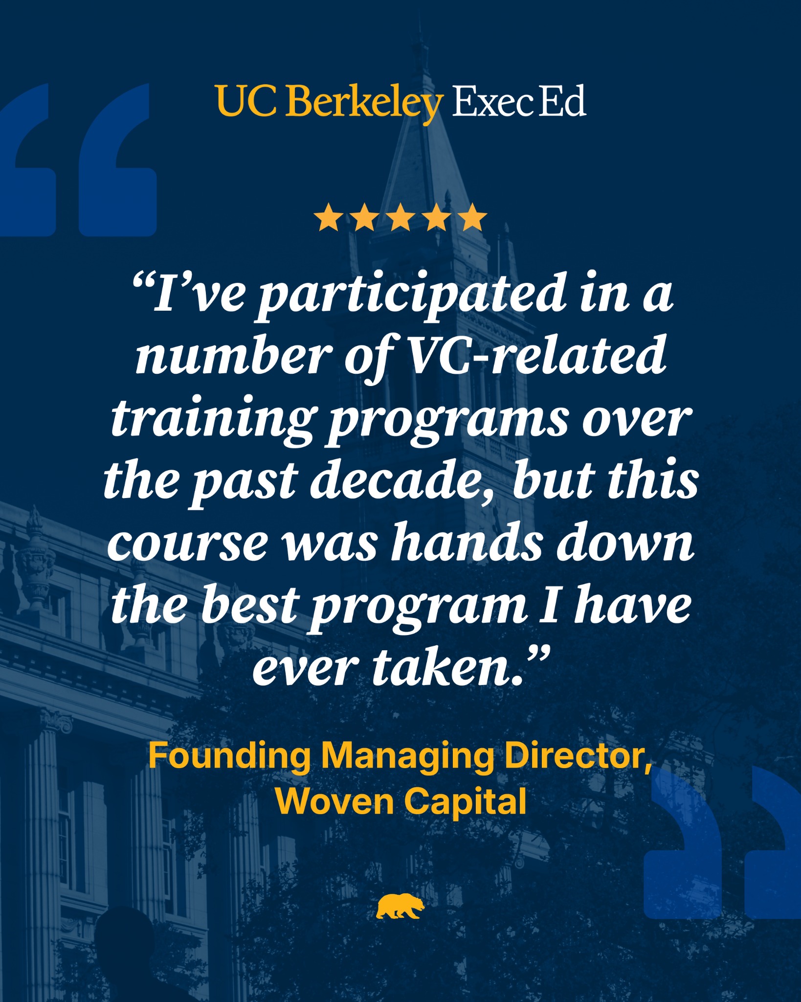 UC Berkeley Executive Education Facebook ad