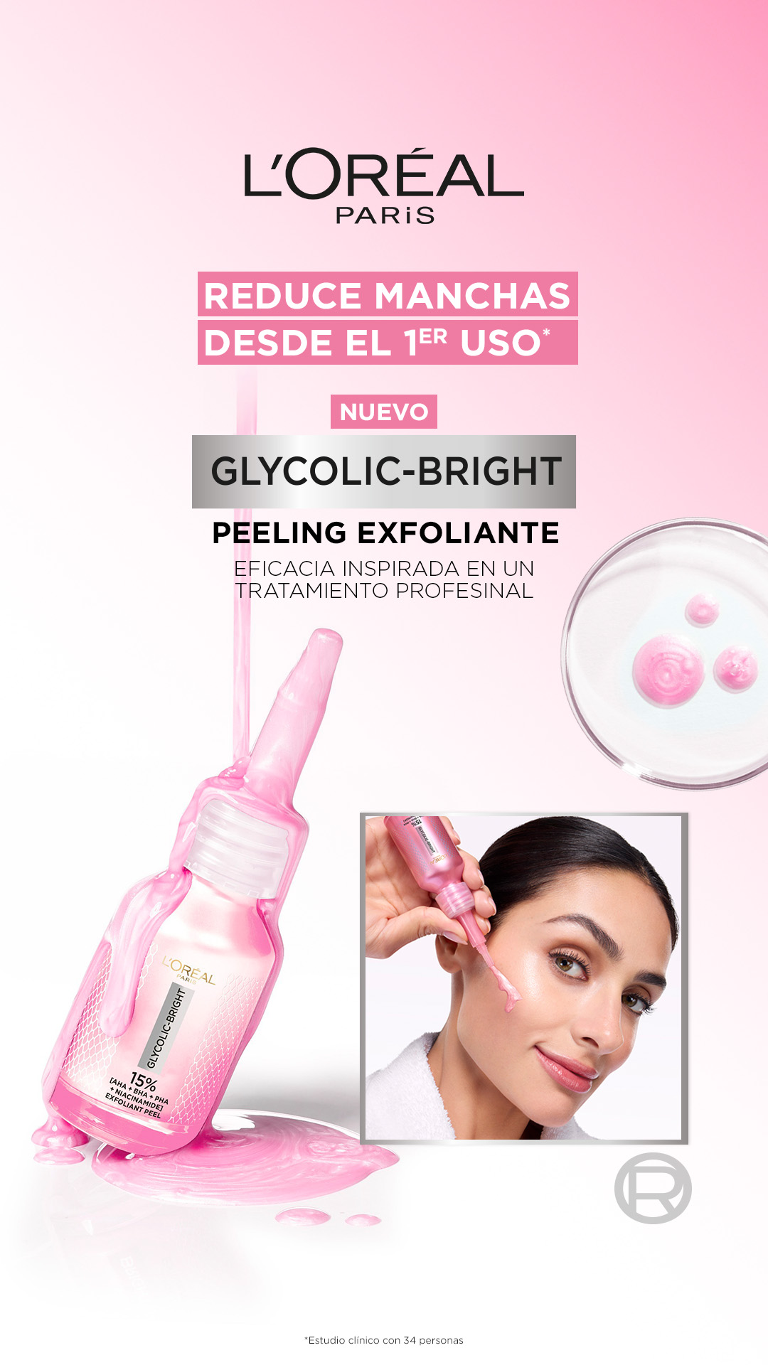 L'Oréal Paris Facebook ad: Descubrí una nueva manera de transformar tu piel