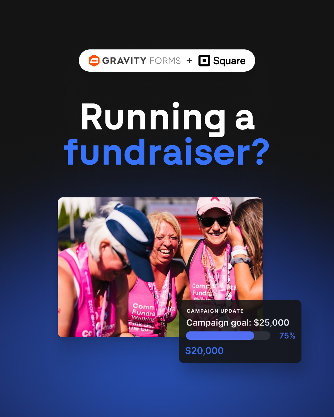 Gravity Forms Facebook ad: Make giving easier