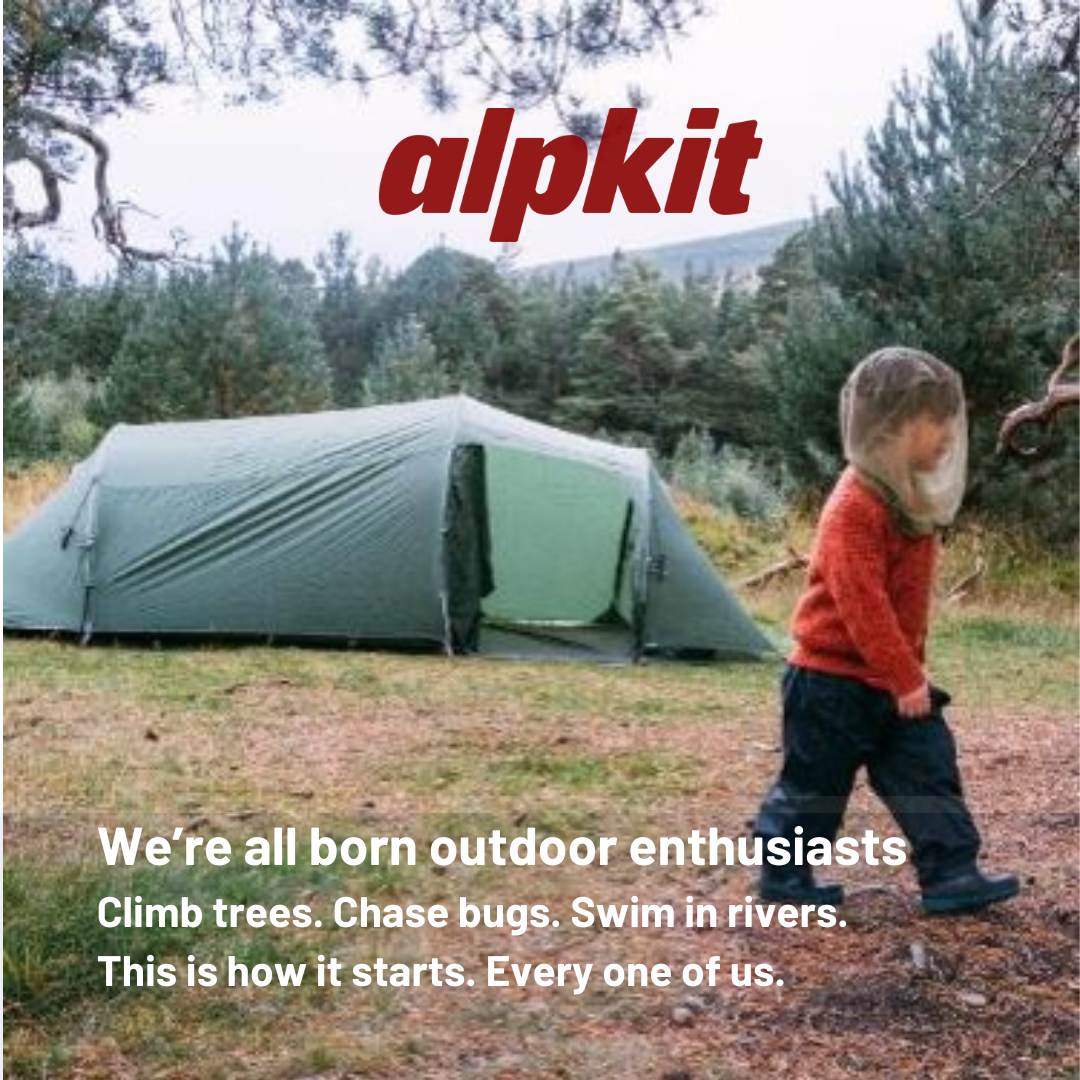 Alpkit Facebook ad: For a lifelong love