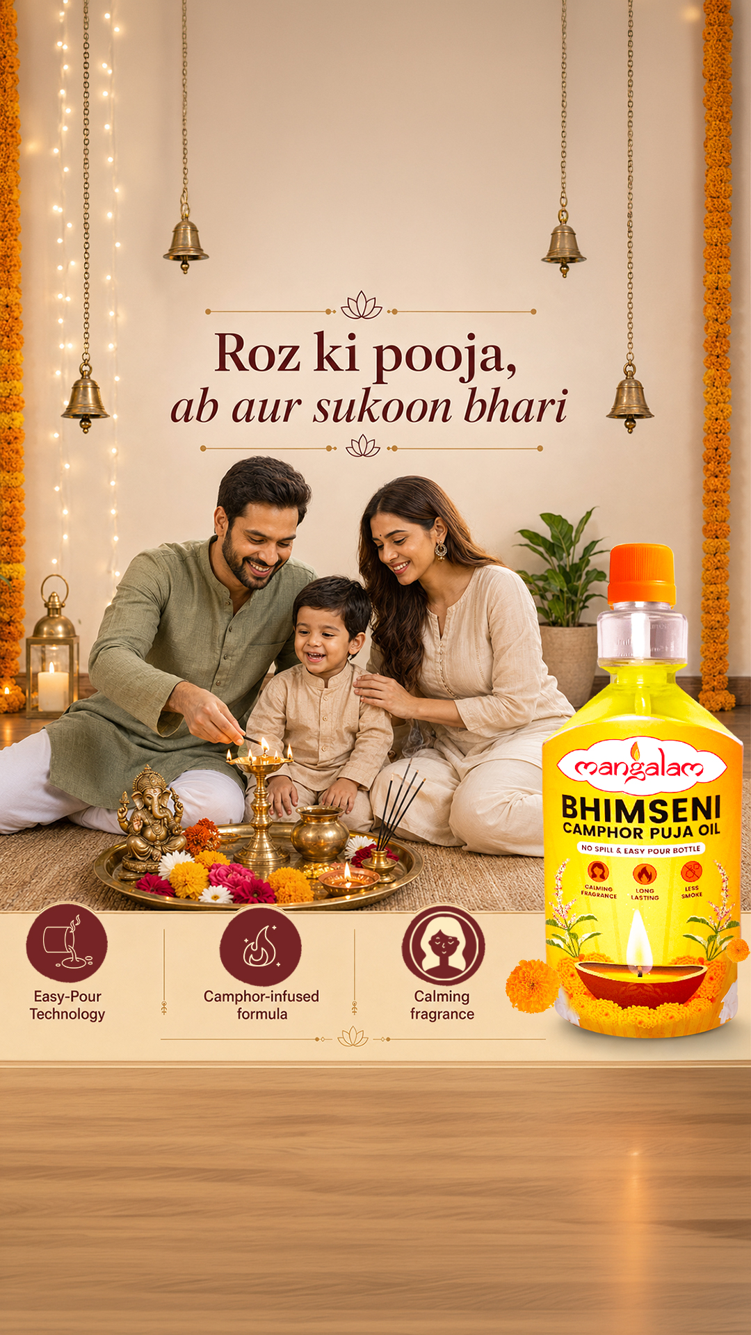 Mangalam Camphor Facebook ad