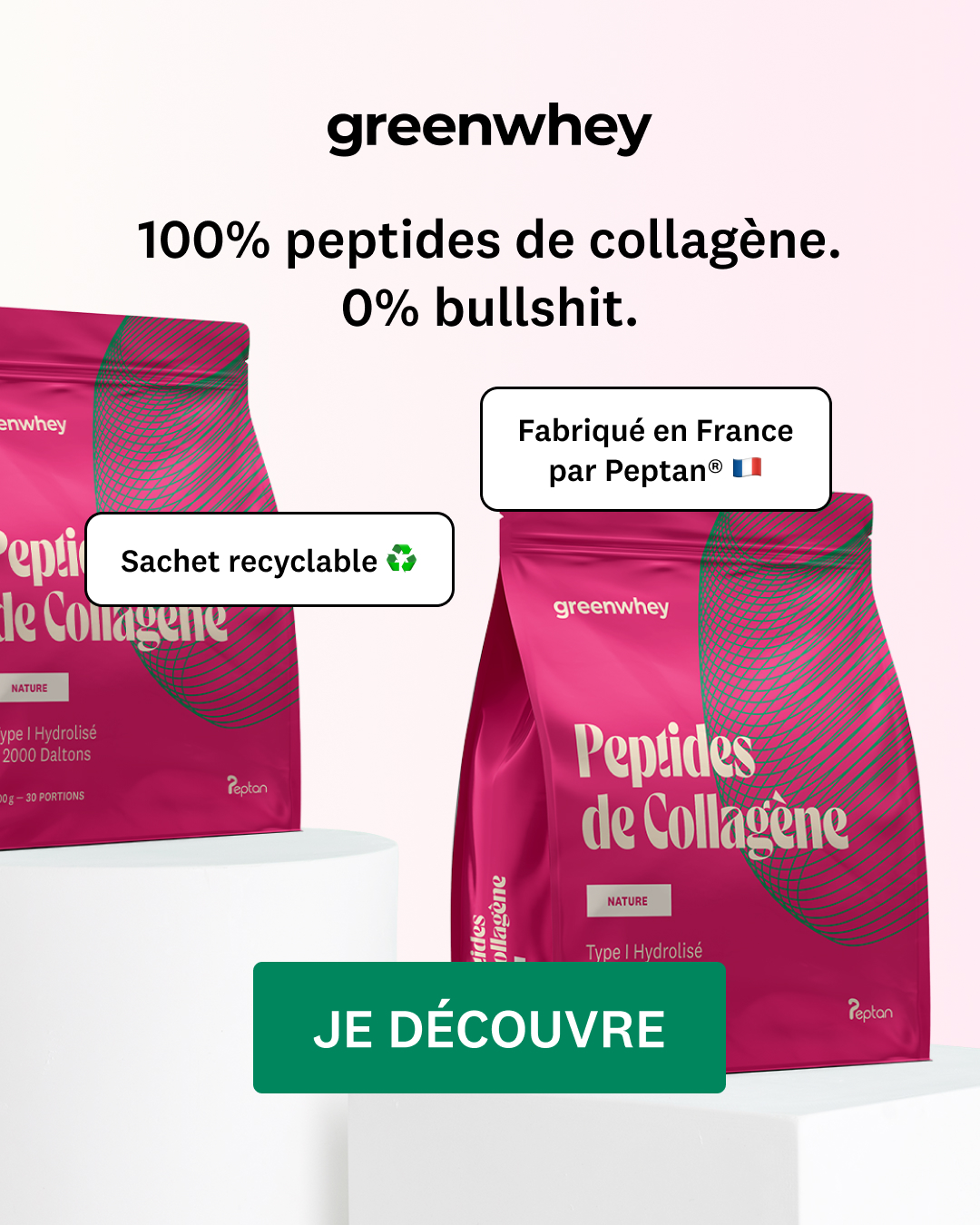 greenwhey Facebook ad