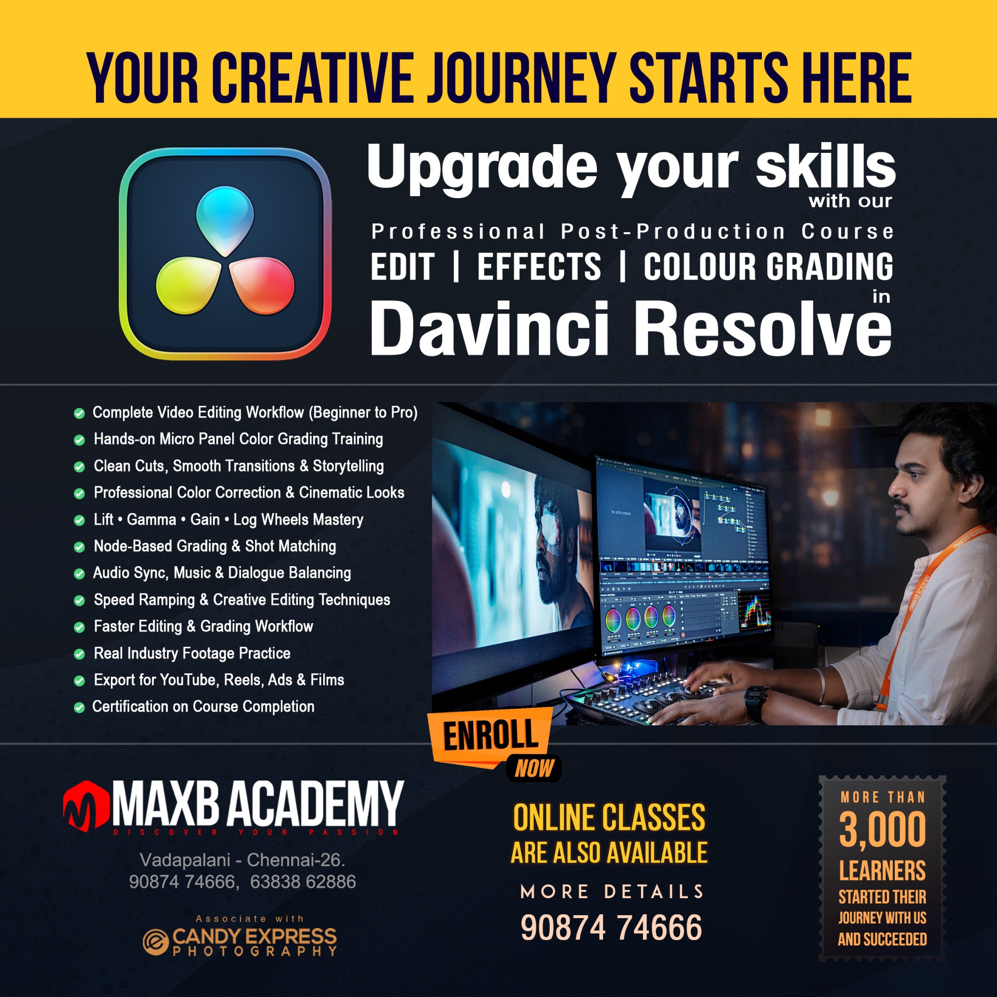 Max B Academy Facebook ad