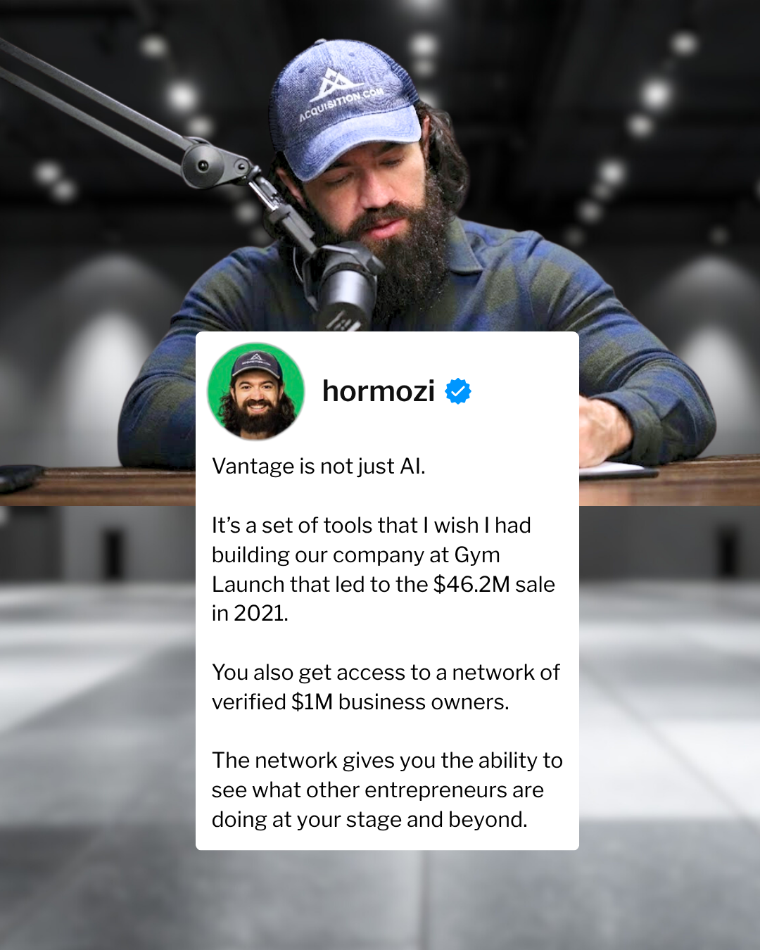 Alex Hormozi Facebook ad