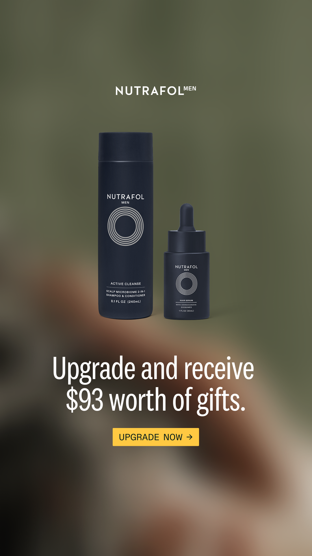 Nutrafol Men Facebook ad