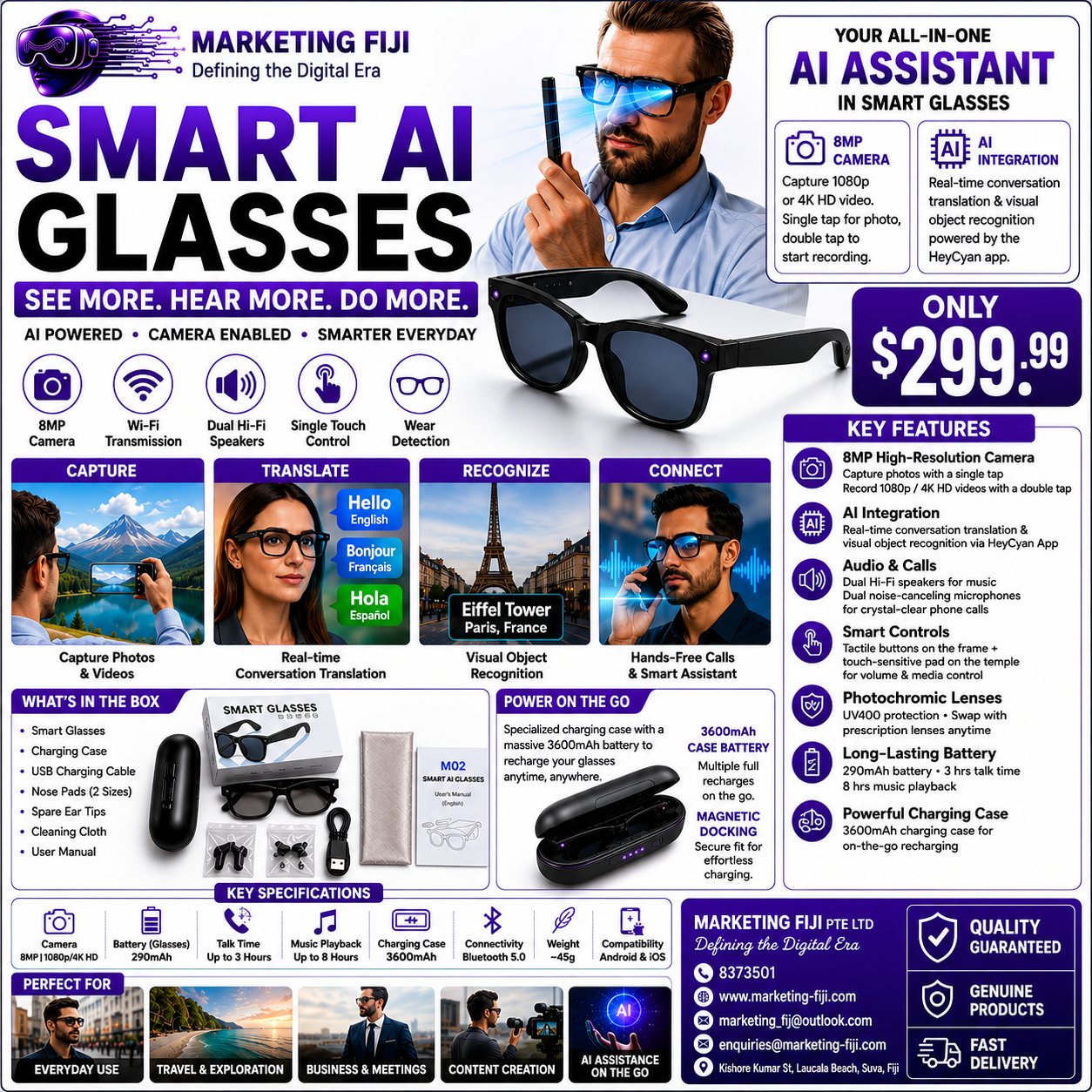 Marketing Fiji PTE LTD Facebook ad: The M02 Ultra, sophisticated, art of art technology…