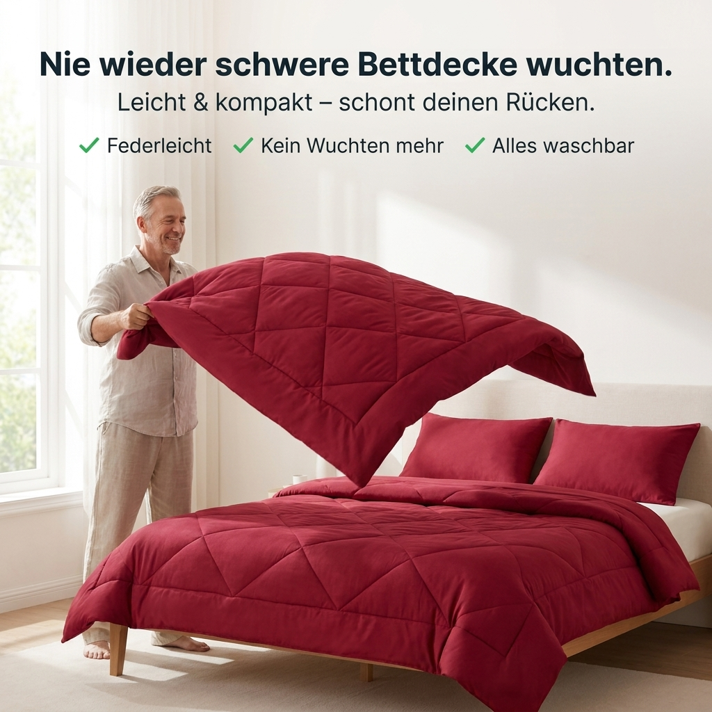 MagicSplashy Facebook ad: Nie wieder Bettwäsche wechseln