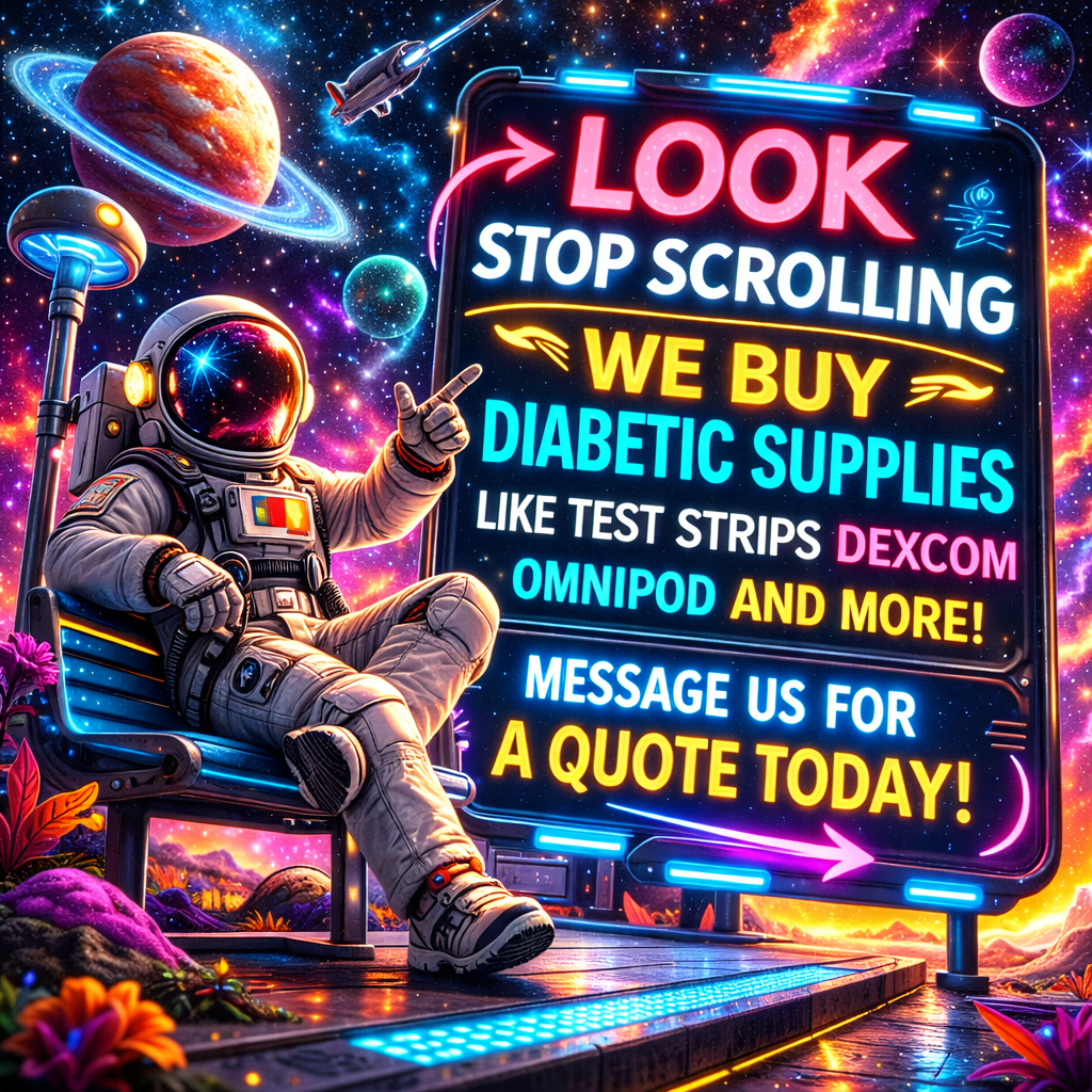 I Buy Diabetic Supply Facebook ad: Sell Your Diabetic Supplies Today!