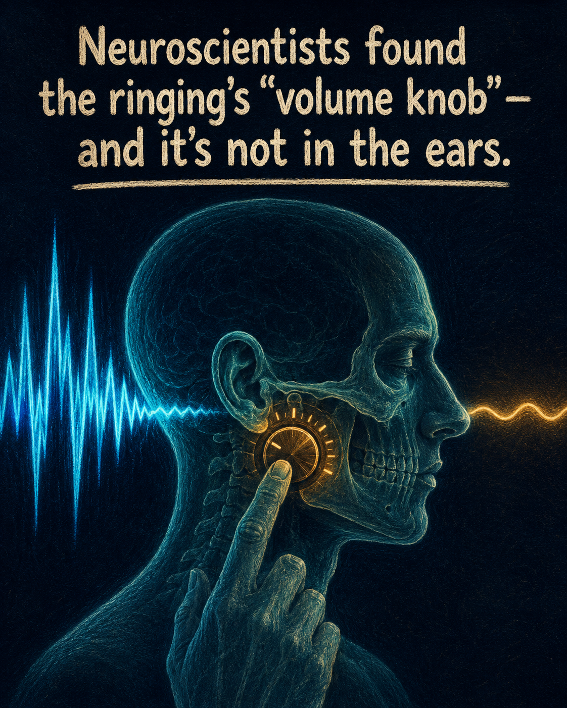 The Silence Institute Facebook ad: The body part NOBODY checks for tinnitus (it's not the ears)