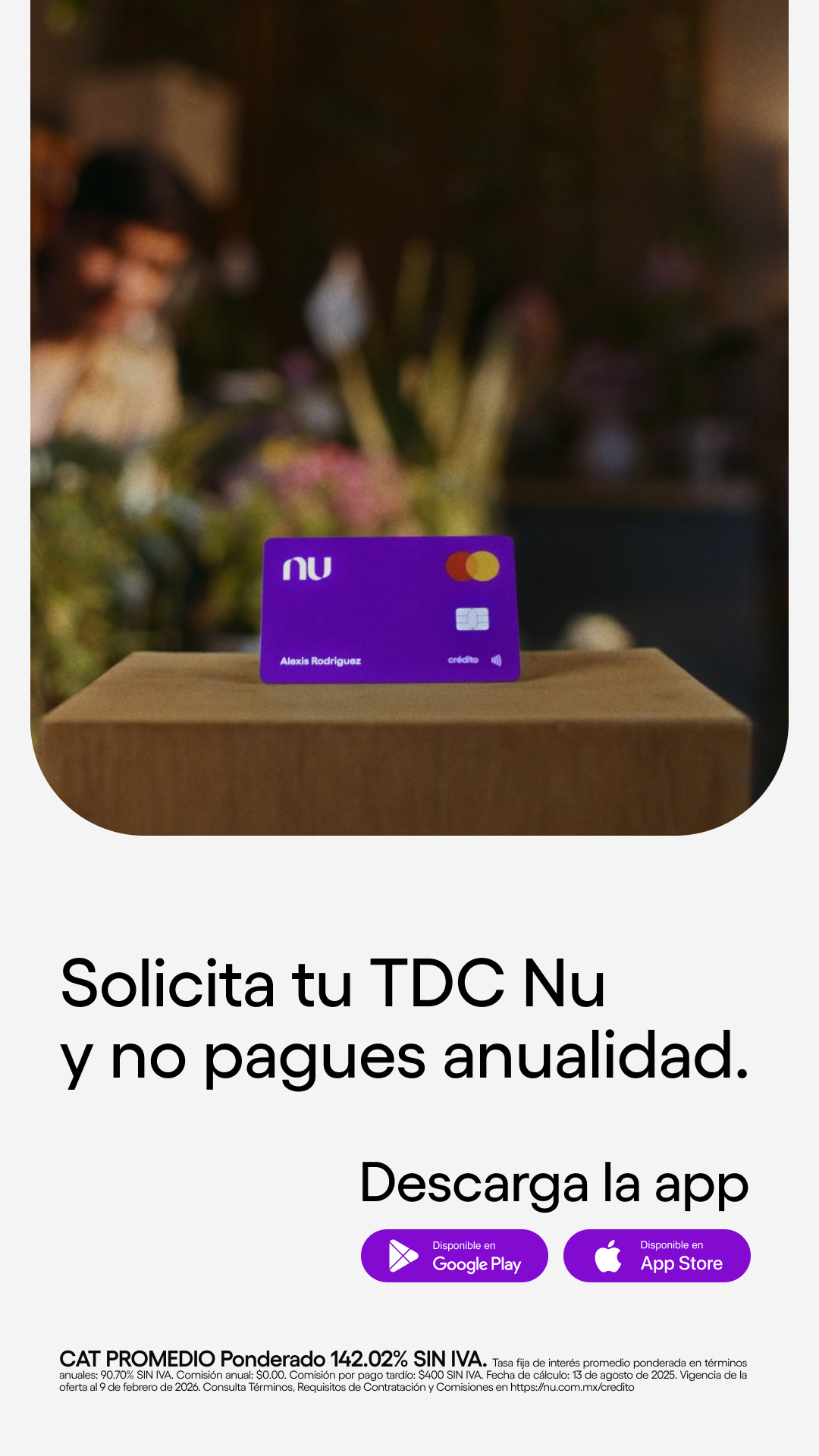 Nu México Facebook ad