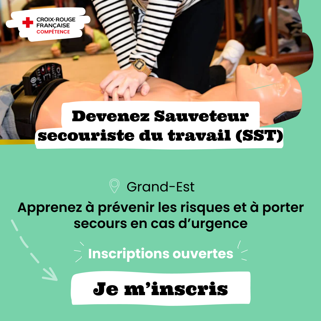 Croix-Rouge Compétence Facebook ad: Inscris-toi dès maintenant