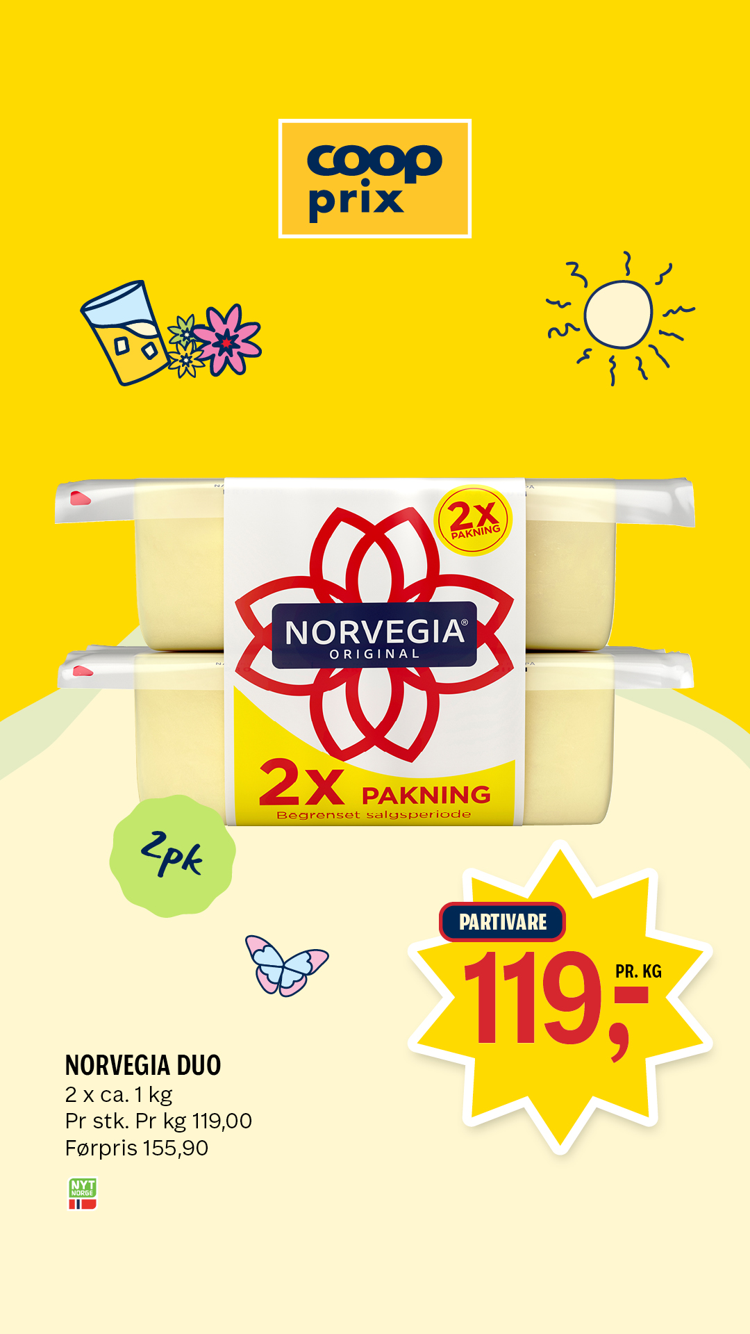 Coop Prix Facebook ad from Jul 19, 2026