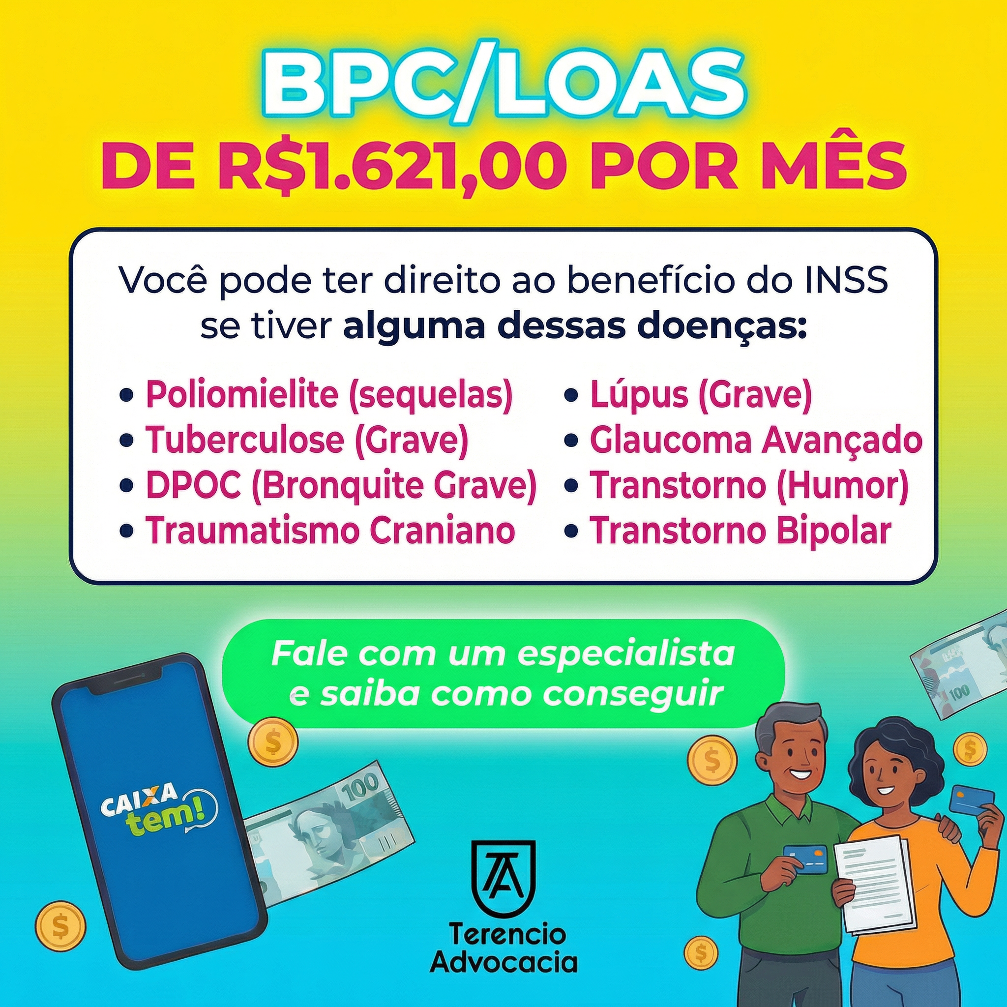 Previdenciário Terencio Adv Facebook ad: Online converse conosco