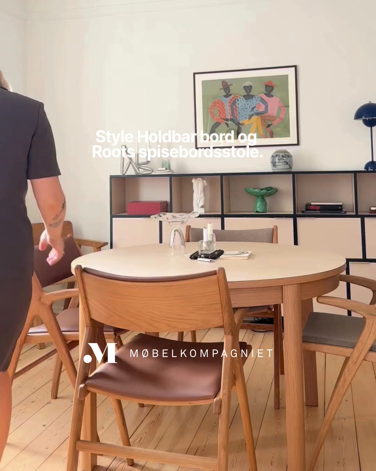 Møbelkompagniet Facebook ad: Styling af Holdbar og Roots