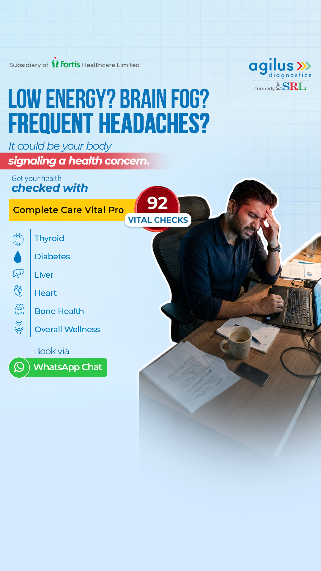 Agilus Diagnostics Facebook ad