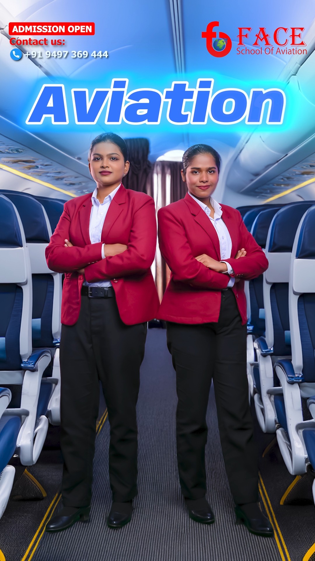 FACE School Of Aviation Facebook ad: TURN YOUR DREAMS INTO A DESTINATION