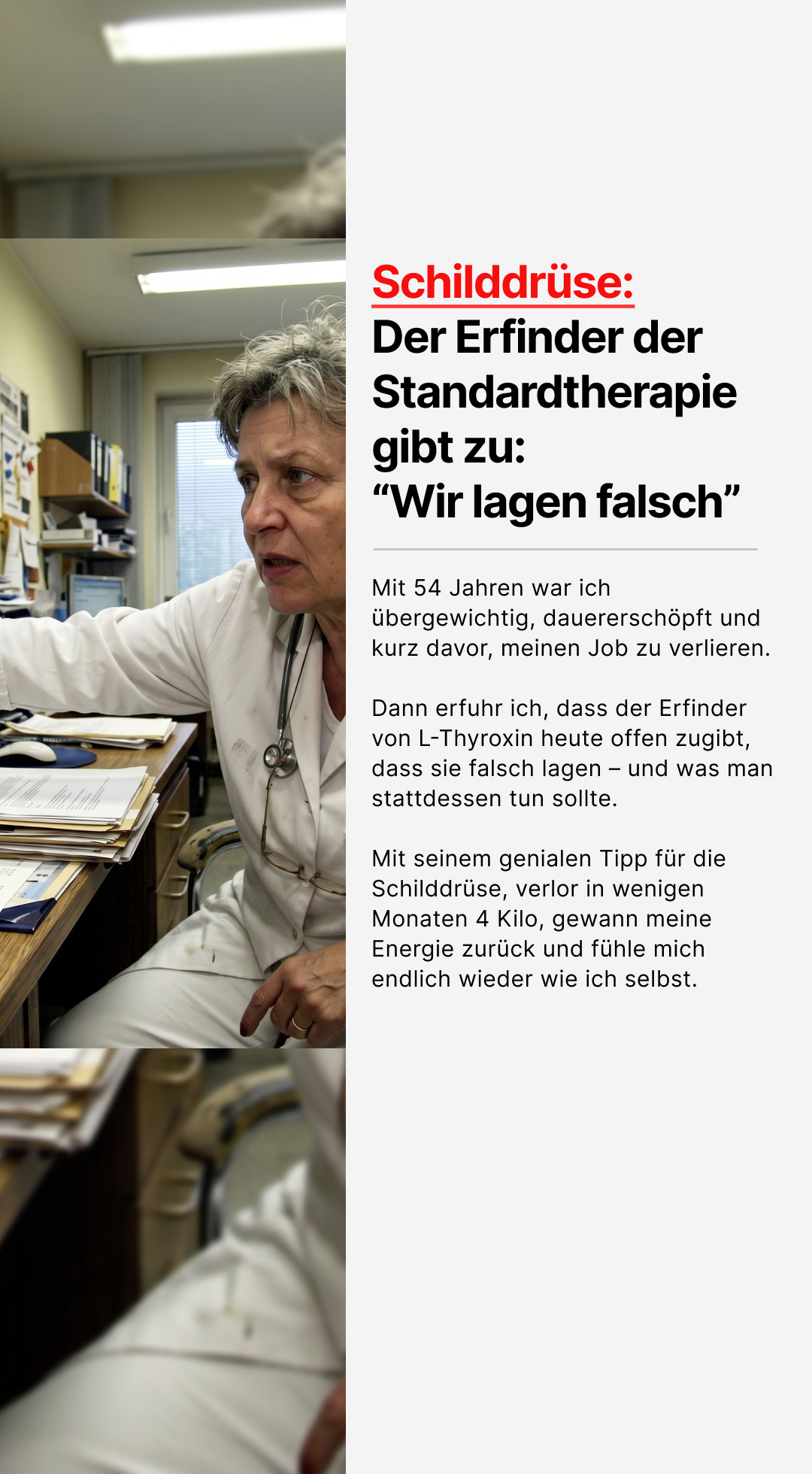 Mission Schilddrüse Facebook ad