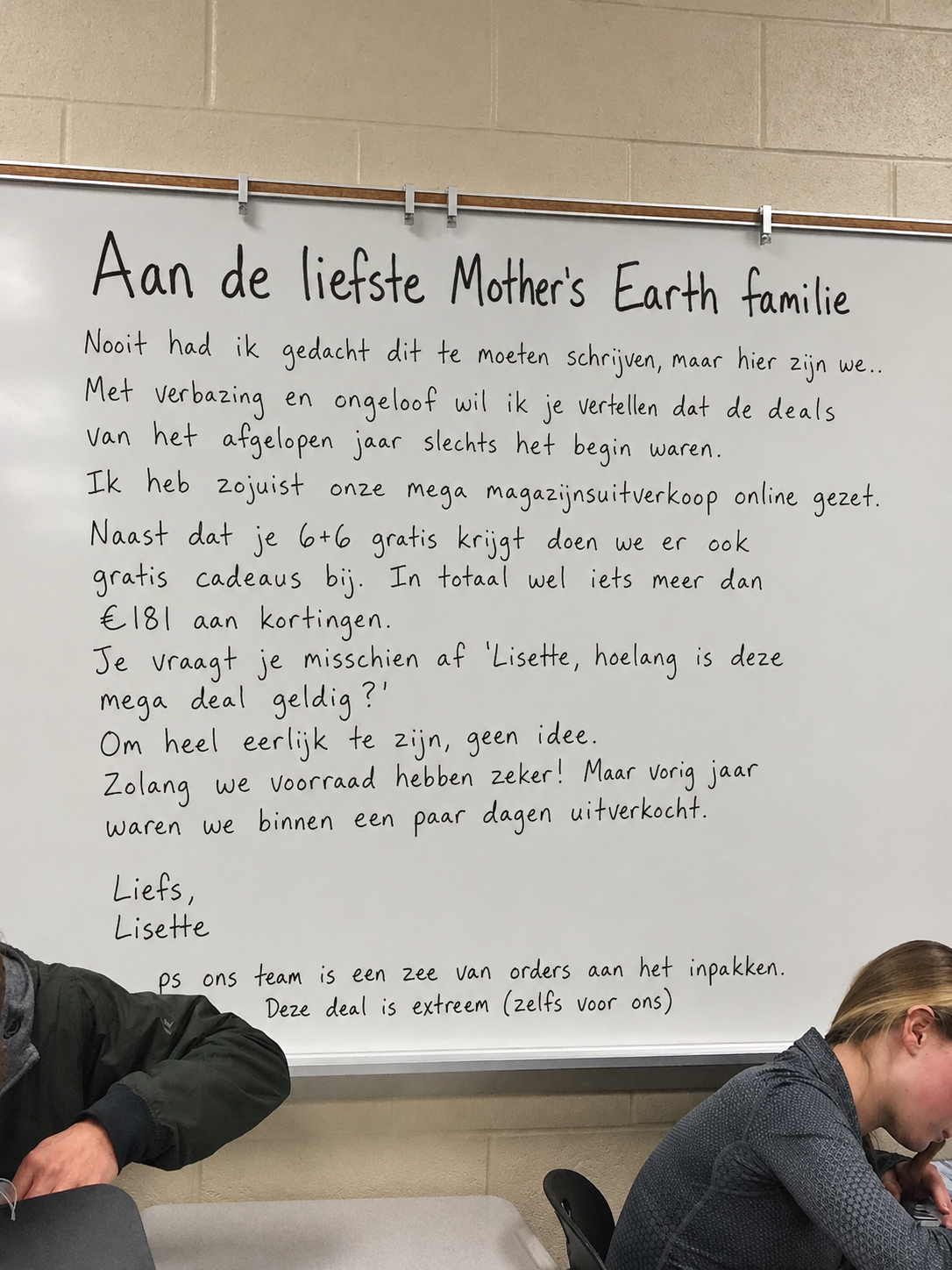 Mothers Earth Facebook ad