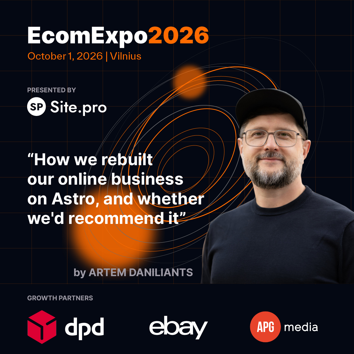 Ecomexpo Facebook ad: The Future of Baltic E-Commerce Unfolds on Oct 1st
