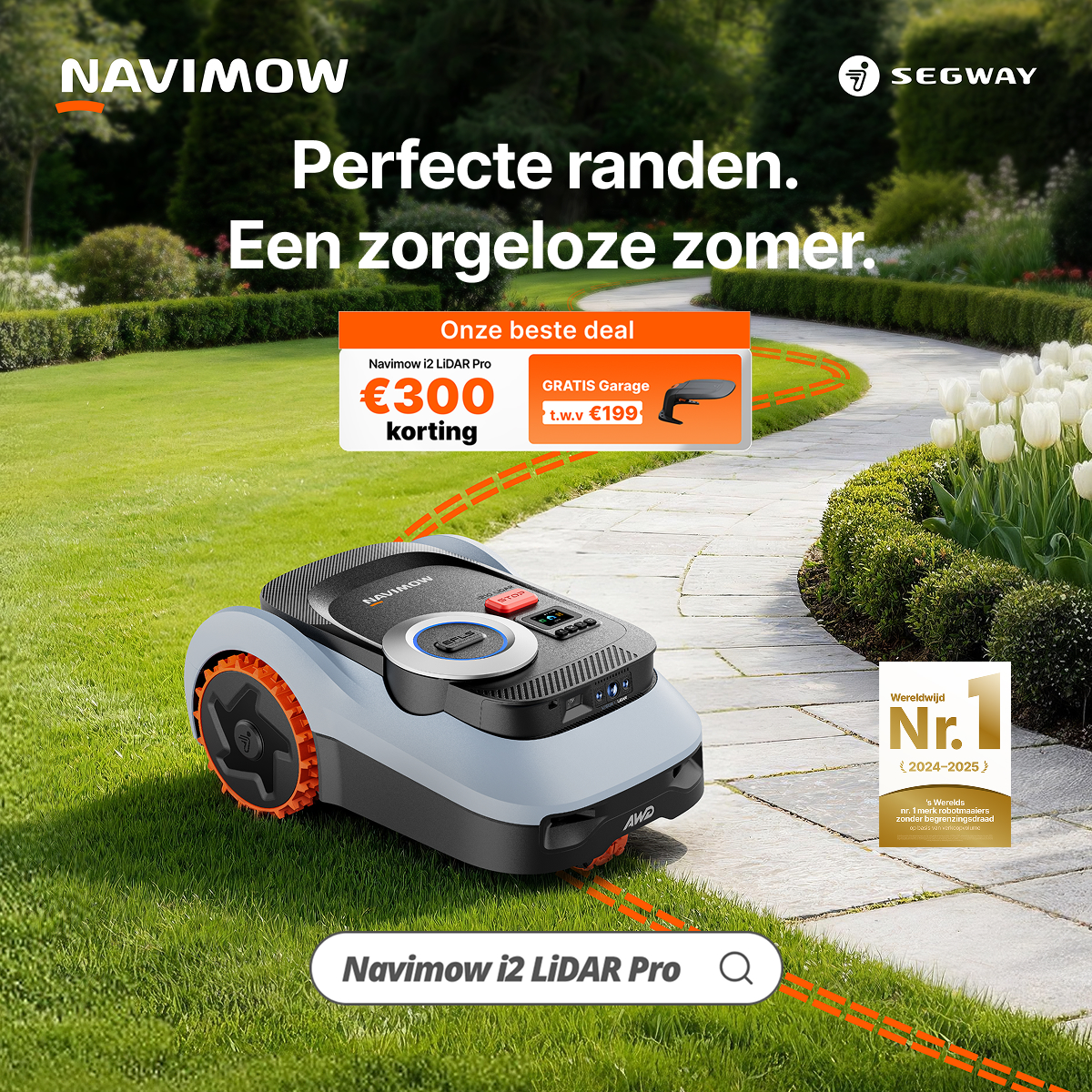 Segway Navimow Facebook ad: i2 LiDAR Pro: Beste prijs van het jaar