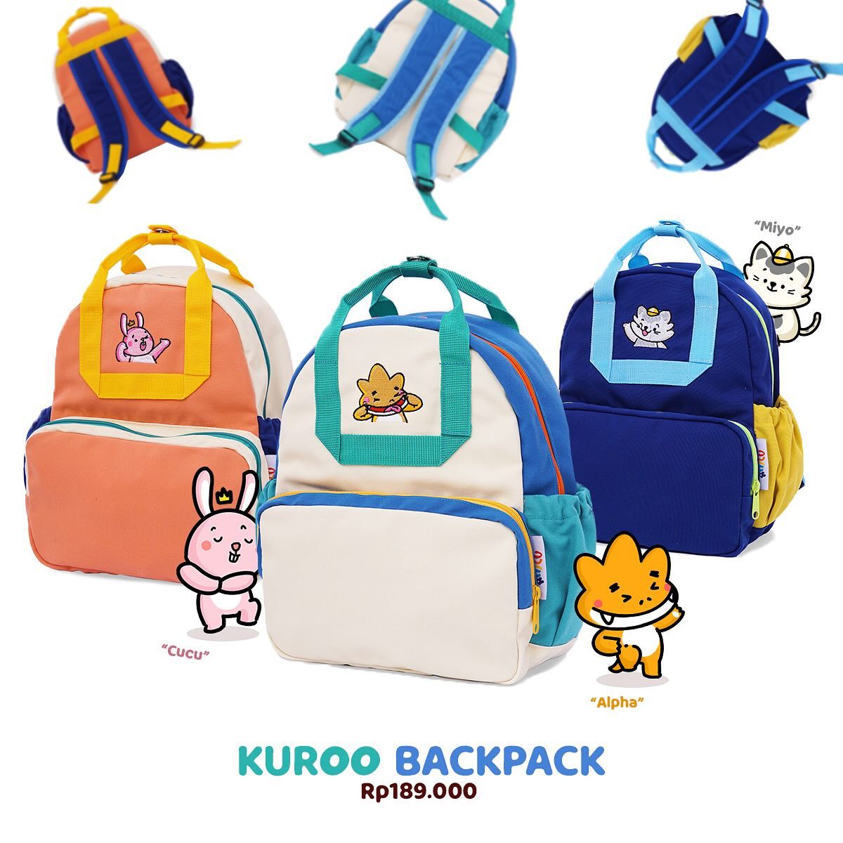 amicu_official Facebook ad: Tadaaaaa it's 𝗞𝗨𝗥𝗢𝗢 𝗕𝗮𝗰𝗸𝗽𝗮𝗰𝗸!