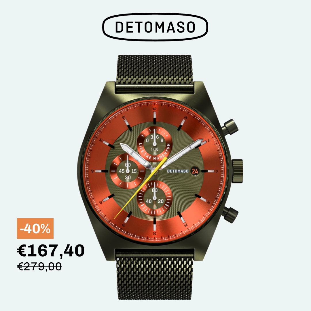 DETOMASO WATCHES Facebook ad