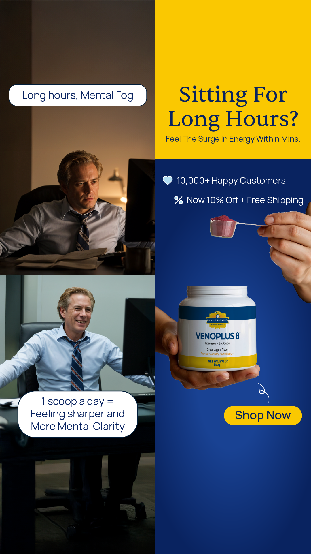 VenoPlus 8 Facebook ad from Jun 6, 2026