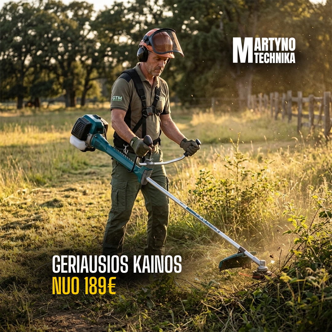 Martynotechnika.lt Facebook ad: GTM krūmapjovės / trimeriai, galia, patikimumas ir…