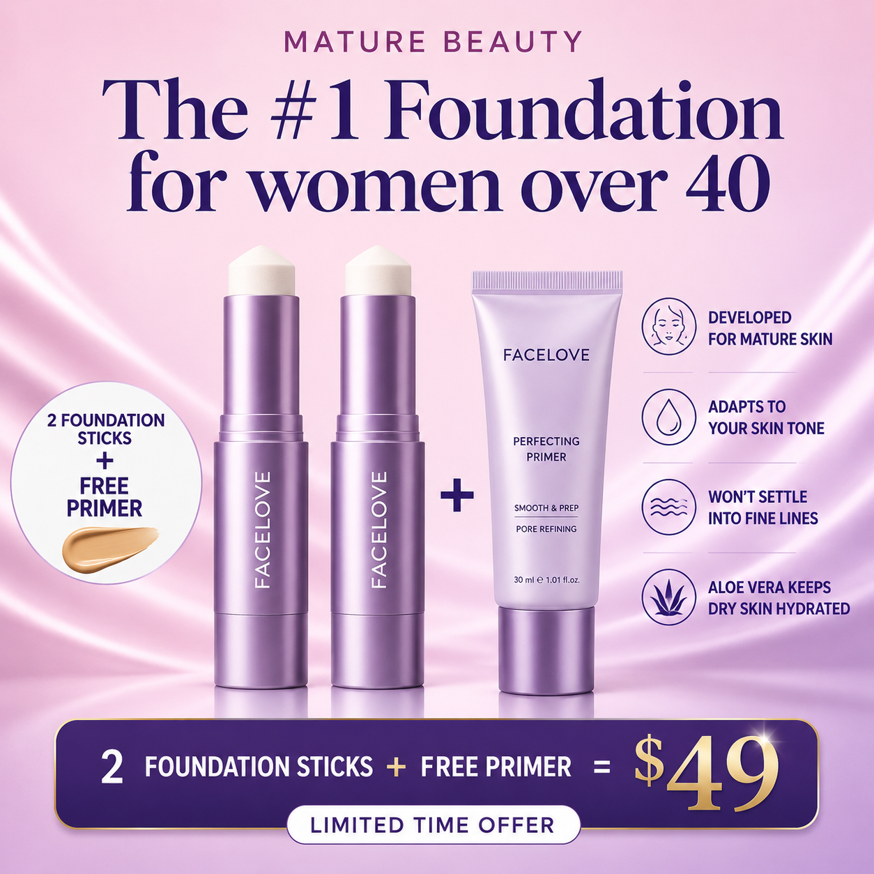 Facelove Cosmetics Facebook ad