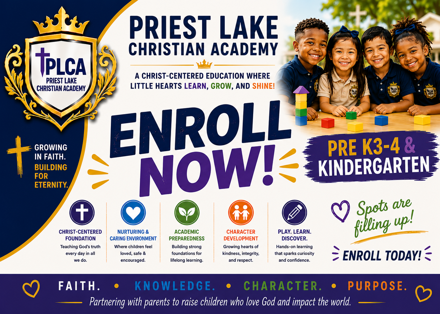 Priest Lake Community Baptist Church Facebook ad: Plan your visit today!
