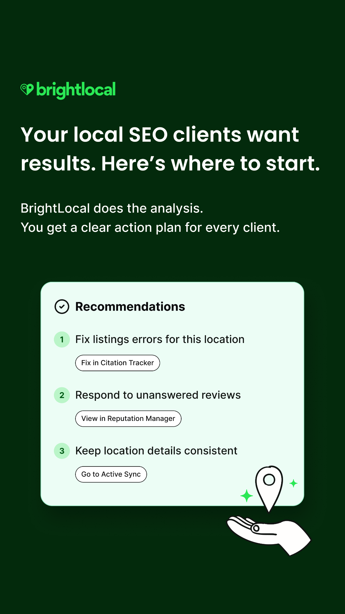 BrightLocal Facebook ad