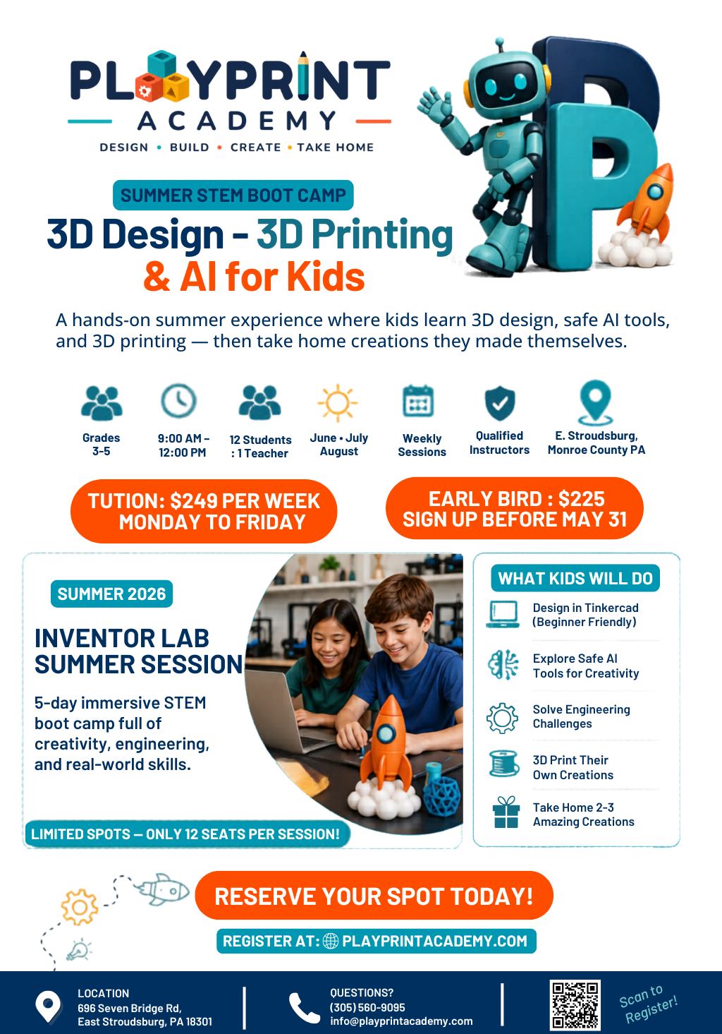 PlayPrint Academy Facebook ad