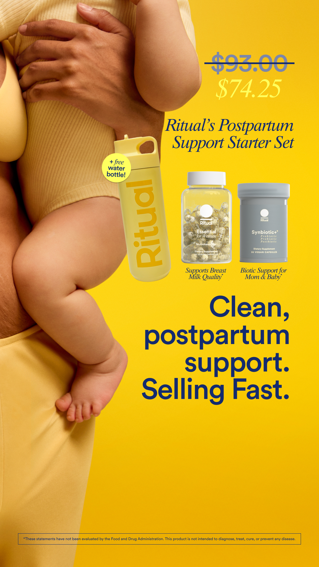 Ritual Facebook ad: Postpartum Support Starter Set*
