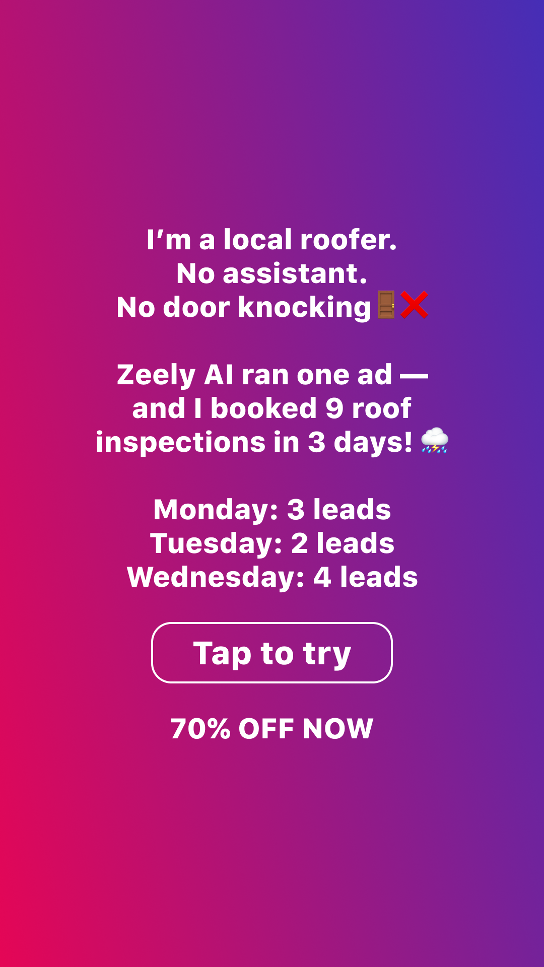 Zeely Facebook ad