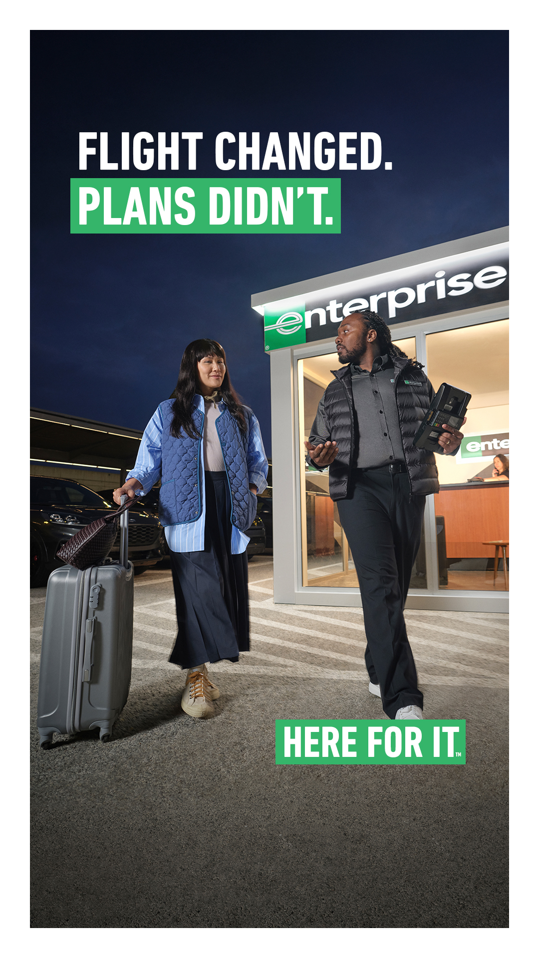 Enterprise Facebook ad: Here For It