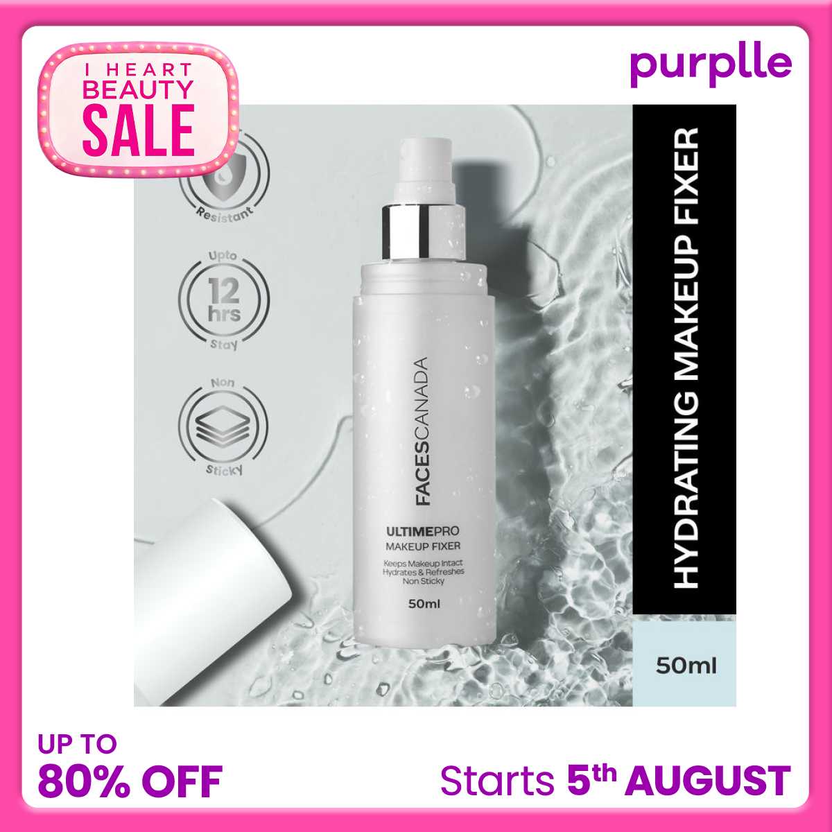 Purplle.com Facebook ad: India's beauty destination.