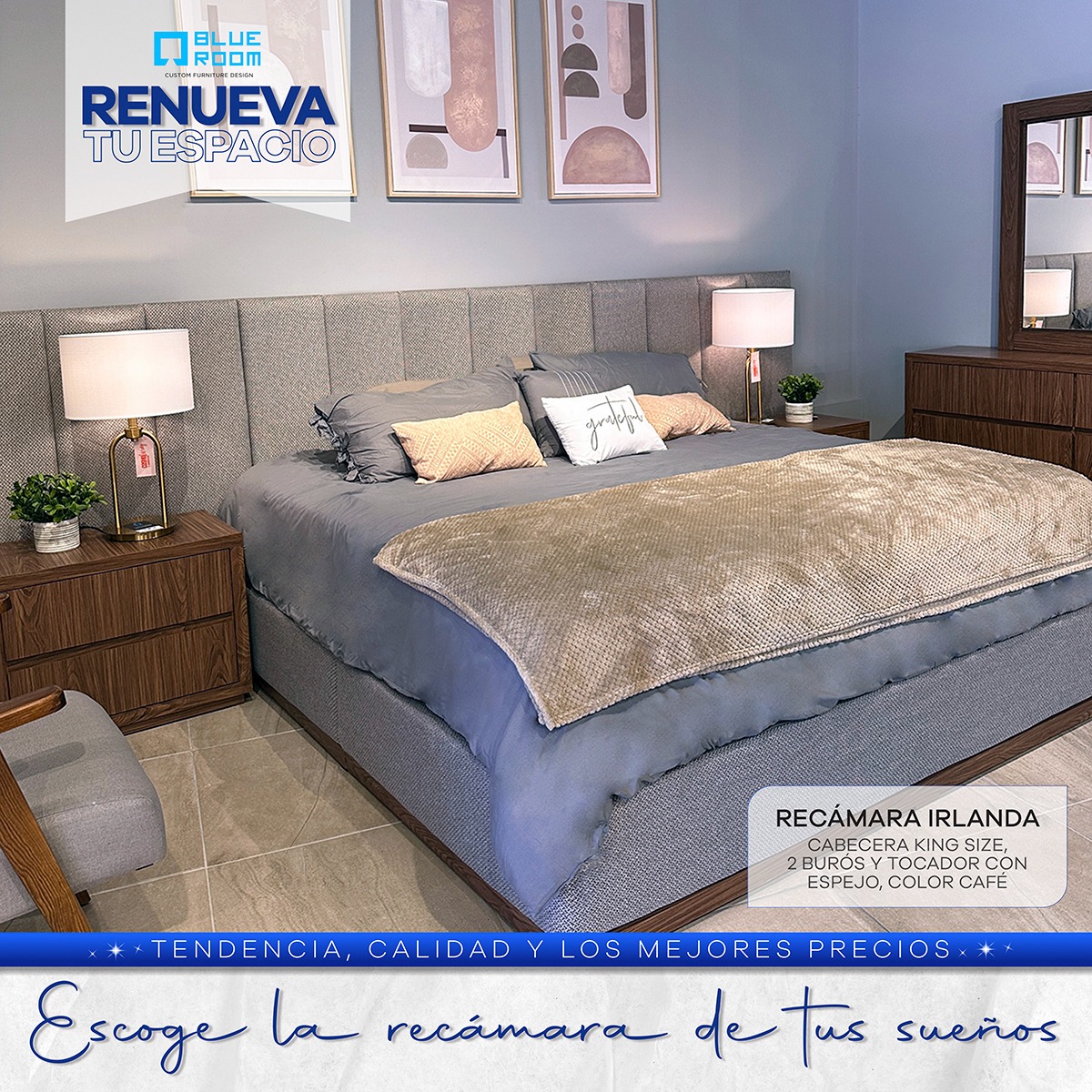 Blue Room Facebook ad