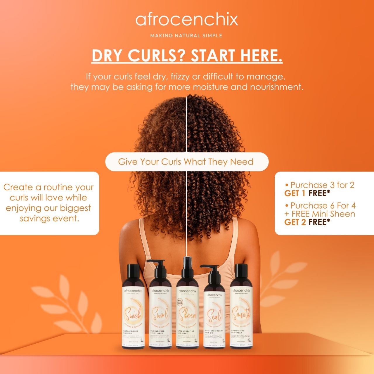 Afrocenchix Facebook ad: Buy More, Save More