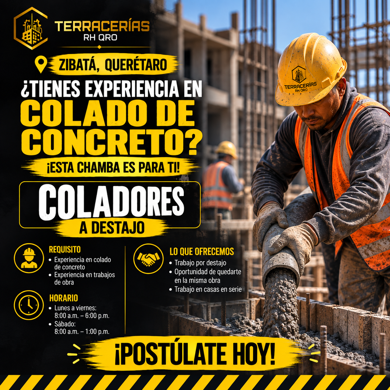 Empleos Terracería RH QRO Facebook ad: Chatea con nosotros