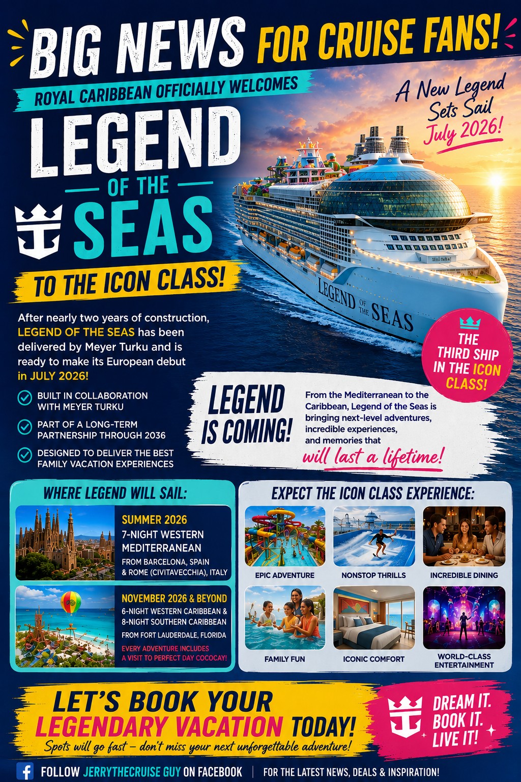 Jerry the cruise guy Facebook ad