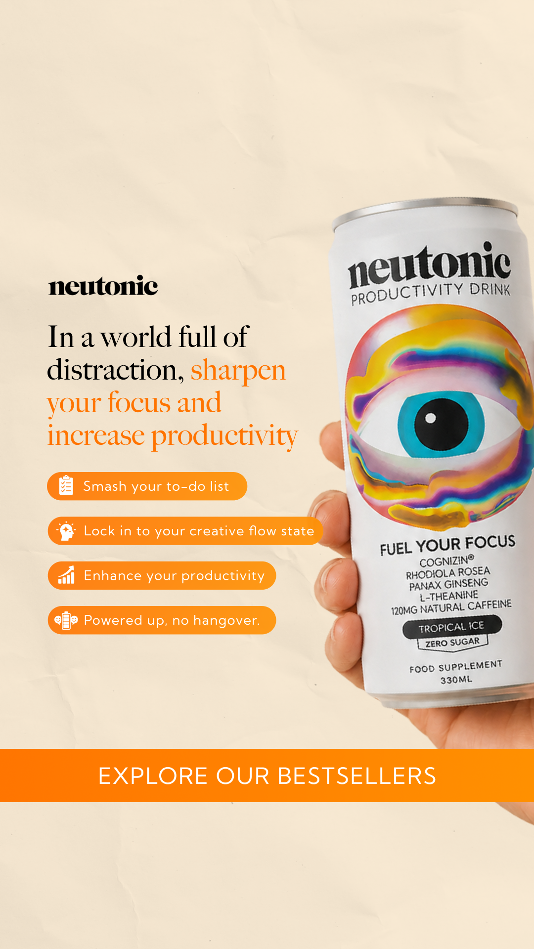 Neutonic Facebook ad